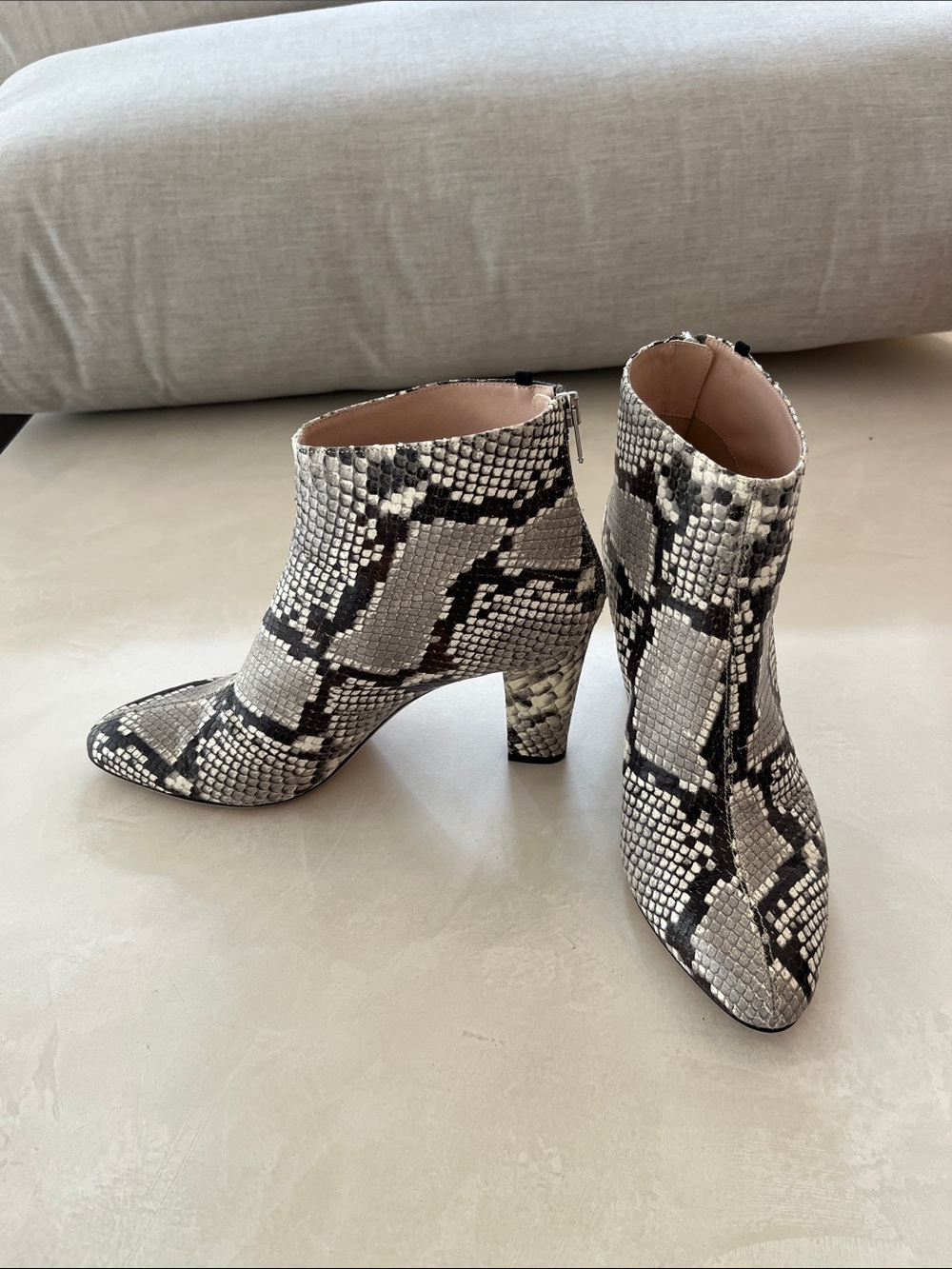 Sarah Jessica Parker Snakeskin Boots
